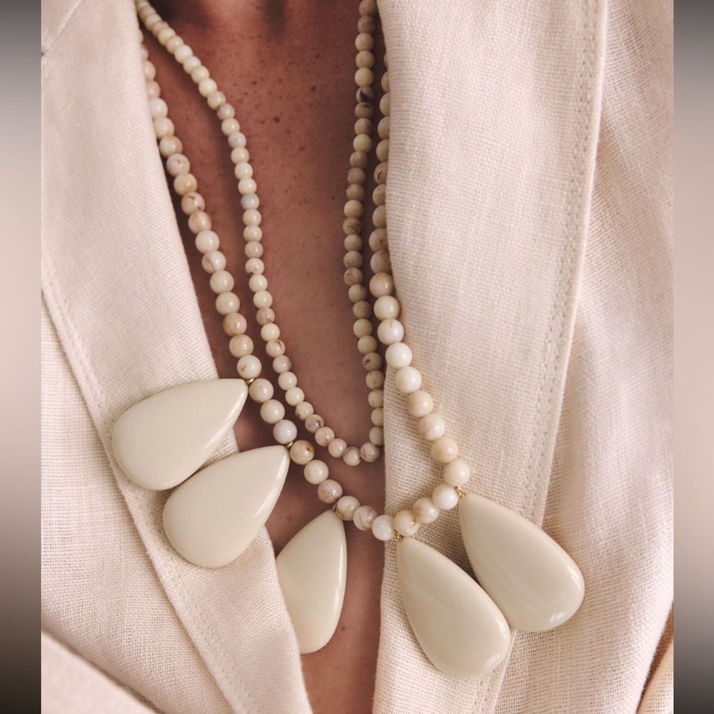 Zara limited edition beaded necklace you cannot miss